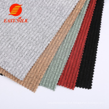 Fabrica de costilla para ropa de referencia Últimos productos Soft Touch Rayon Polyester Jersey Fabrics 75% Rayon 22% Poly 3% Spandex Hyned Teñido